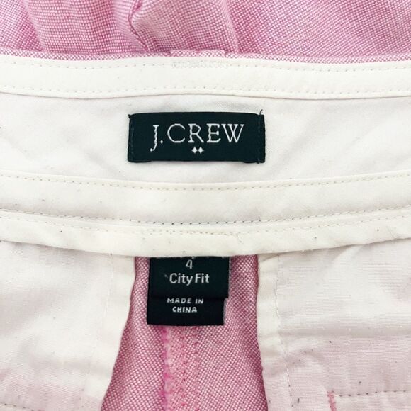 🟢J. Crew Factory Pink City Fit Shorts Size 4 - Picture 5 of 6